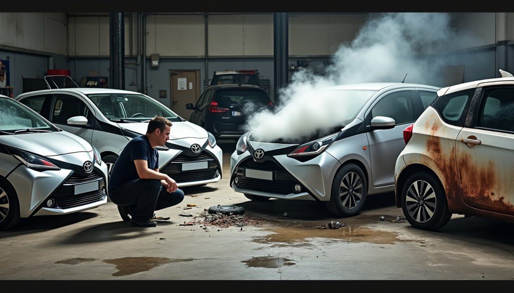 découvrez notre guide des 4 modèles de toyota aygo à éviter absolument. analyse des faiblesses et des problèmes de fiabilité qui pourraient affecter votre choix. informez-vous pour faire un achat éclairé et éviter les mauvaises surprises.