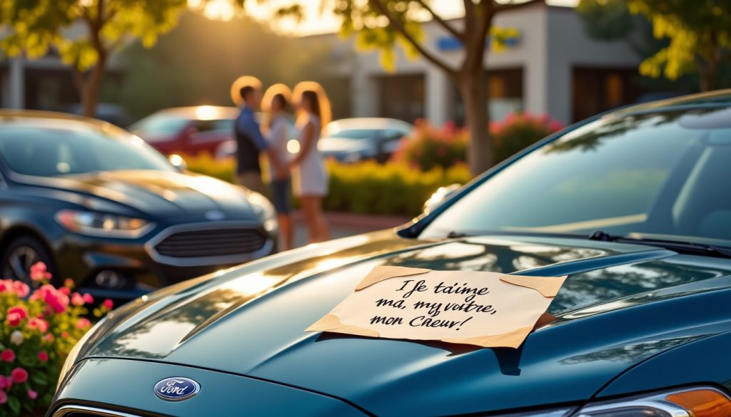 découvrez l'histoire touchante derrière cette ford d'occasion, accompagnée d'un message émouvant de l'ancienne propriétaire. une voiture qui ne se limite pas à son moteur, mais qui véhicule des souvenirs et des émotions. ne manquez pas cette opportunité unique de conduire une voiture qui a une âme !