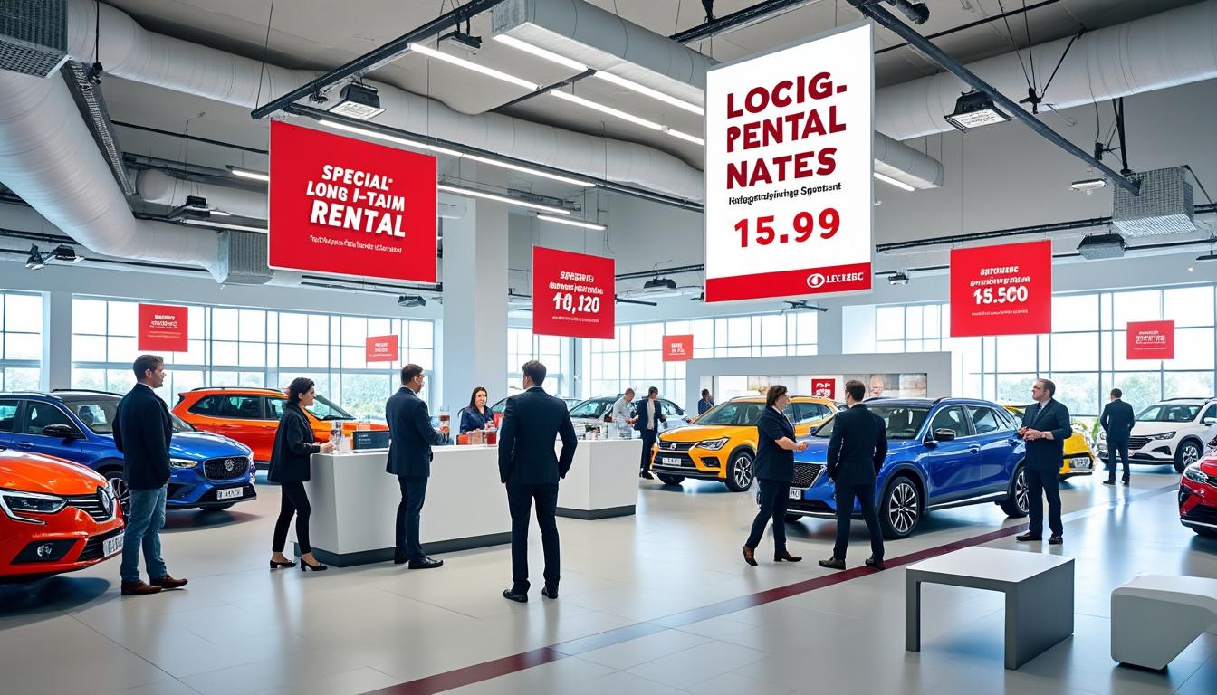 découvrez les tarifs avantageux et les nombreux atouts de la location de voiture longue durée chez leclerc. profitez d'une flexibilité sans pareil, d'un large choix de véhicules et de services adaptés à vos besoins. louez en toute sérénité avec des offres transparents et compétitifs.