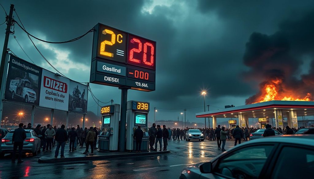 découvrez comment le conflit actuel pourrait entraîner une augmentation des prix de l'essence et du diesel, atteignant jusqu'à 2 €/l. les experts partagent leurs prévisions et analyses sur cette situation préoccupante.