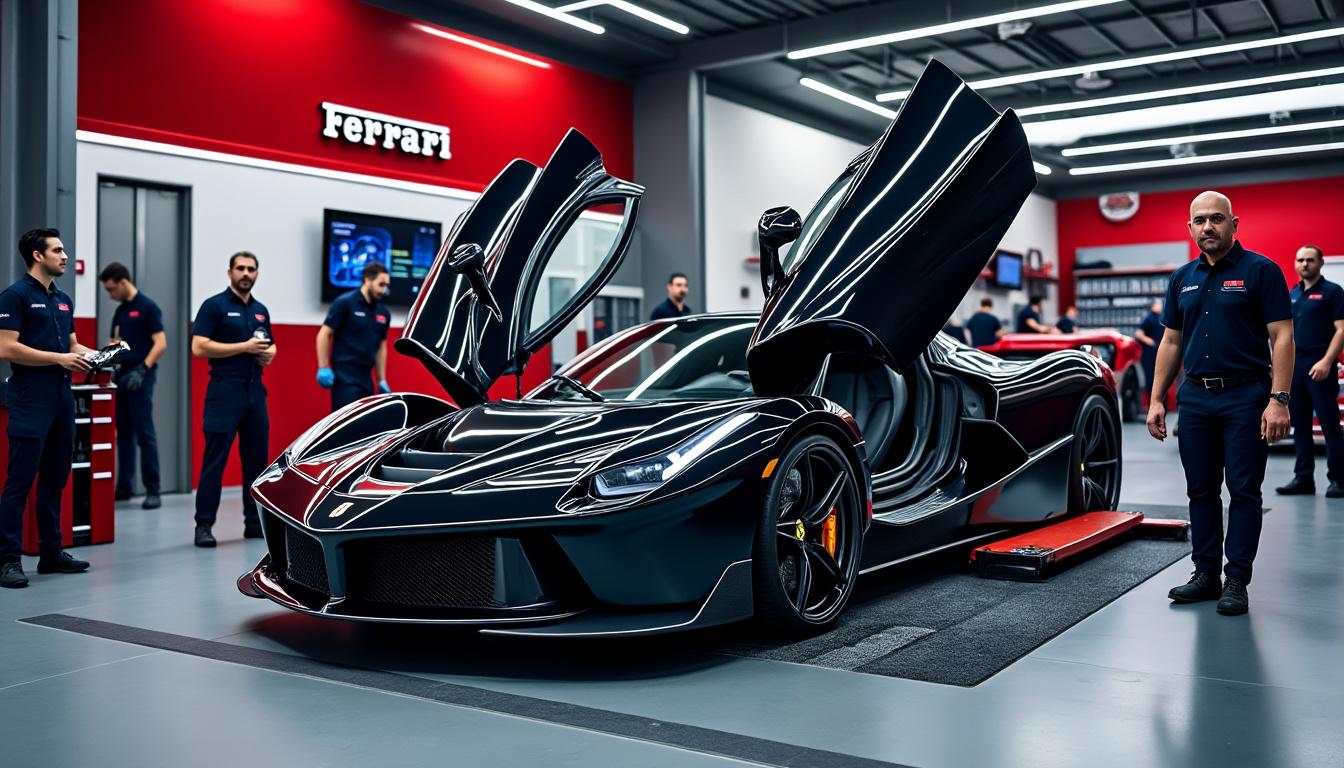découvrez l'exceptionnelle ferrari laferrari à vendre, une automobile de luxe alliant performances inégalées et design iconique. explorez ses caractéristiques uniques et plongez dans l'univers de l'auto-excellence.
