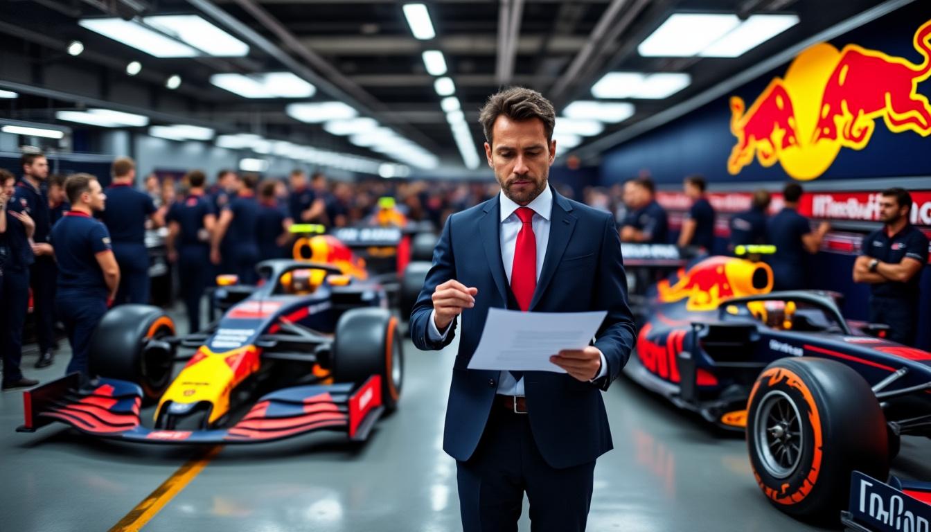 découvrez comment laurent mekies, directeur sportif de l'équipe red bull, se trouve confronté à un dilemme inattendu. après mûre réflexion, il finit par accepter une offre surprenante qui pourrait changer le cours de la saison.