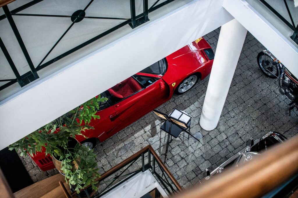 Ferrari F40 Shot From The 2nd Floor