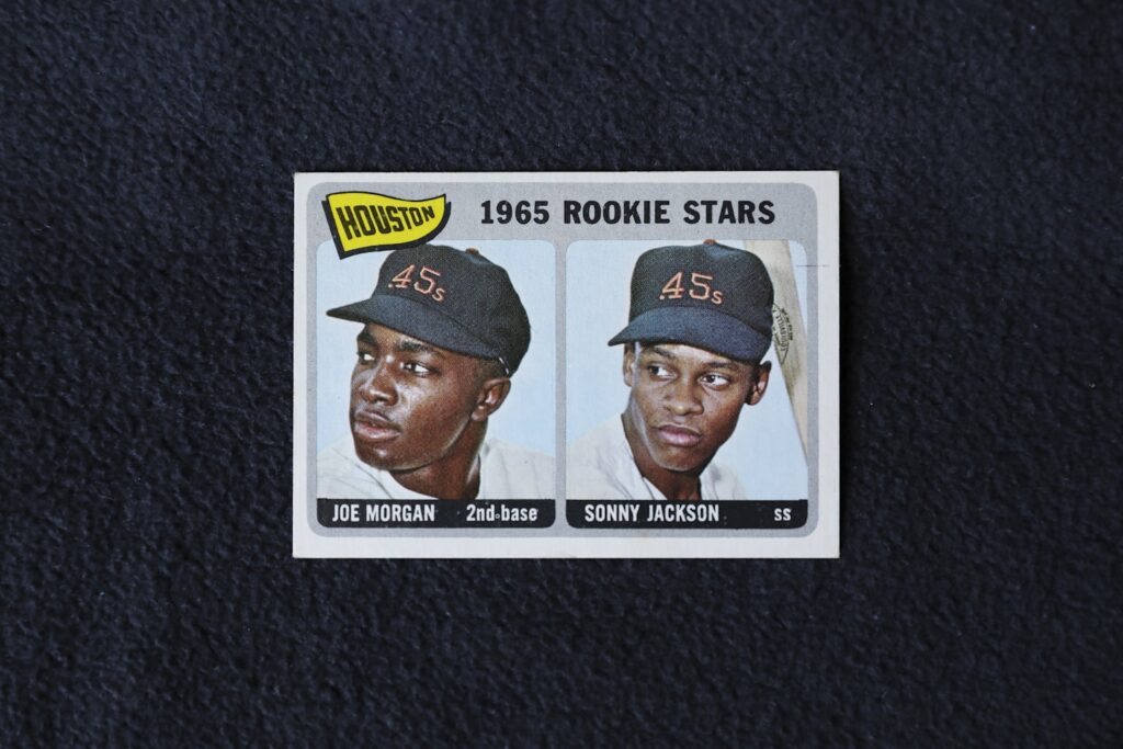 One of my favorite baseball cards of all time. Joe Morgan was one of the great gentlemen of the game of baseball, a truly class act. Loved him as a Giants player so I never truly appreciated his years as part of the Big Red Machine. A sad day for the game of baseball with his passing.