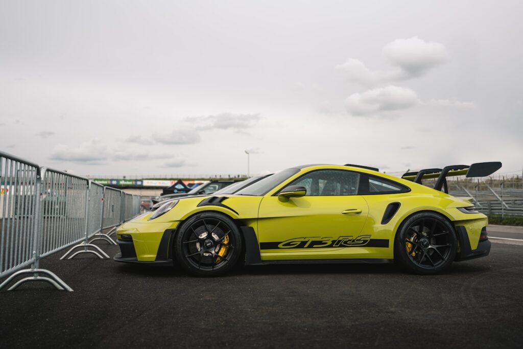 Amazing Porsche 992 GT3 RS at the circuit in Zandvoort.