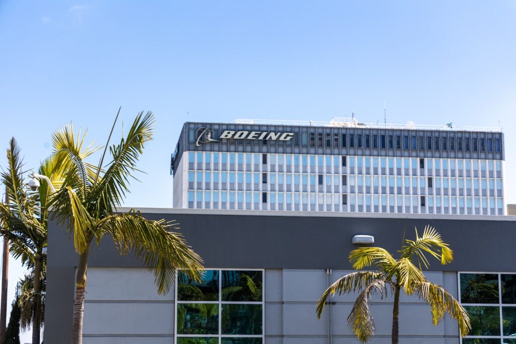 Boeing Defense, Space & Security in El Segundo, California, in March 2024.