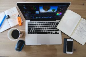 A creative workspace