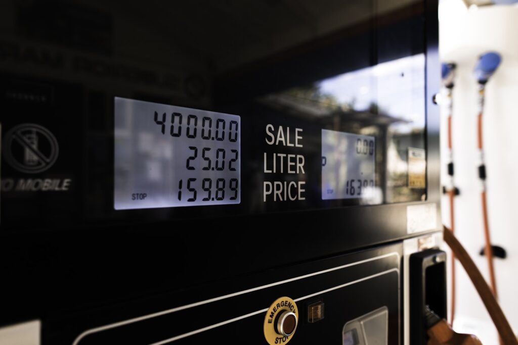 gas pump.